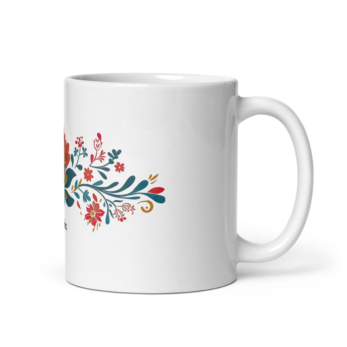 Ayden Exclusive Name Art Piece Home Office Work Coffee Mug Mexican Spanish Pride Gift Cup One-Of-A-Kind Calligraphy White Glossy Mug | A6 Mexicada 11 oz