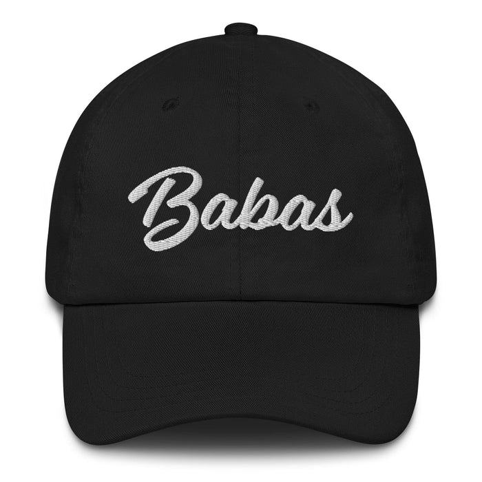 Babas Embroidered Dad Hat | Drool, Slobber, Playful Humor, Childhood Vibes, Latino Slang, Identity | B5 Mexicada