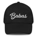 Babas Embroidered Dad Hat | Drool, Slobber, Playful Humor, Childhood Vibes, Latino Slang, Identity | B5 Mexicada