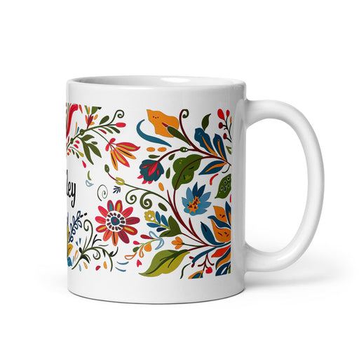 Bailey Exclusive Name Art Piece Home Office Work Coffee Mug Mexican Spanish Pride Gift Cup One-Of-A-Kind Calligraphy White Glossy Mug | B10 Mexicada 11 oz