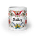 Bailey Exclusive Name Art Piece Home Office Work Coffee Mug Mexican Spanish Pride Gift Cup One-Of-A-Kind Calligraphy White Glossy Mug | B10 Mexicada