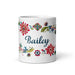 Bailey Exclusive Name Art Piece Home Office Work Coffee Mug Mexican Spanish Pride Gift Cup One-Of-A-Kind Calligraphy White Glossy Mug | B11 Mexicada