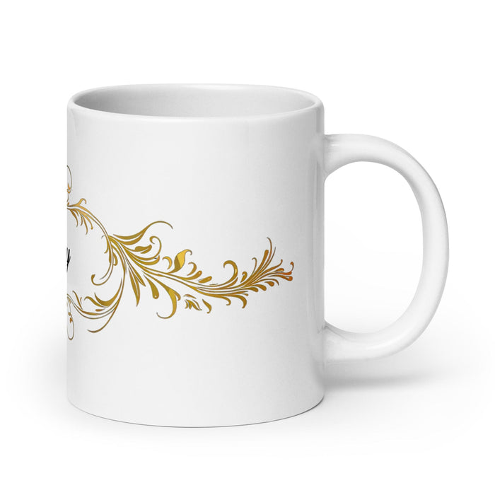 Bailey Exclusive Name Art Piece Home Office Work Coffee Mug Mexican Spanish Pride Gift Cup One-Of-A-Kind Calligraphy White Glossy Mug | B12 Mexicada 20 oz