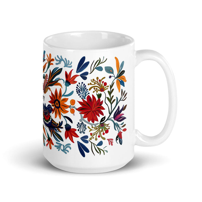 Bailey Exclusive Name Art Piece Home Office Work Coffee Mug Mexican Spanish Pride Gift Cup One-Of-A-Kind Calligraphy White Glossy Mug | B15 Mexicada 15 oz