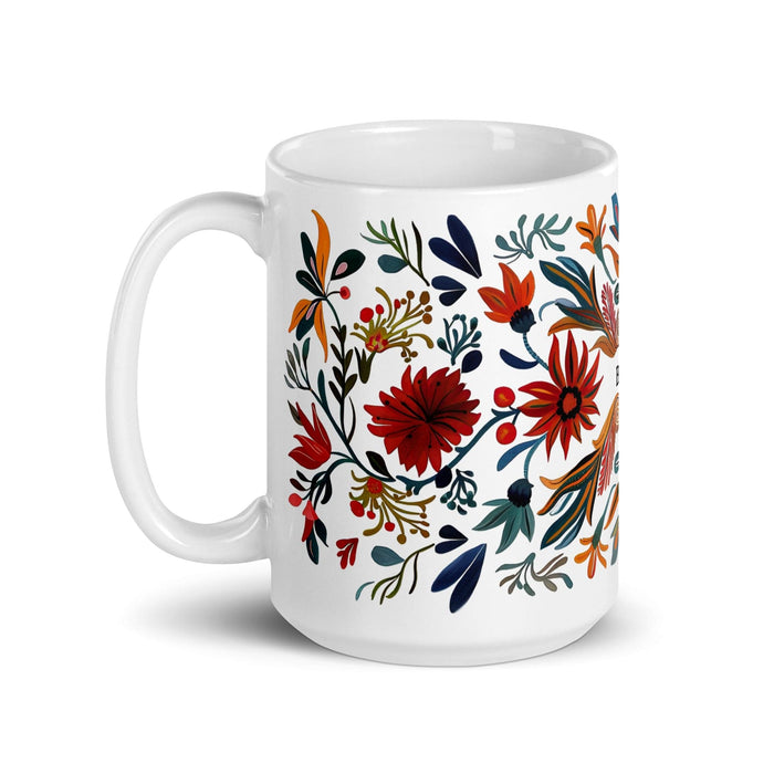 Bailey Exclusive Name Art Piece Home Office Work Coffee Mug Mexican Spanish Pride Gift Cup One-Of-A-Kind Calligraphy White Glossy Mug | B15 Mexicada