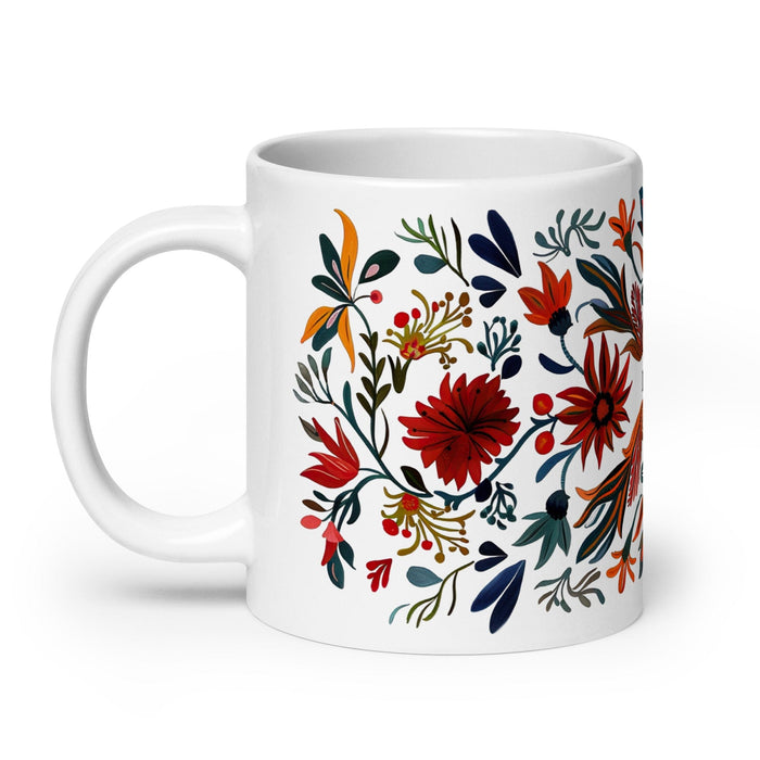 Bailey Exclusive Name Art Piece Home Office Work Coffee Mug Mexican Spanish Pride Gift Cup One-Of-A-Kind Calligraphy White Glossy Mug | B15 Mexicada