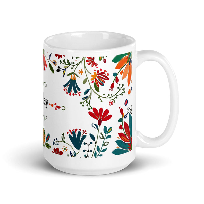 Bailey Exclusive Name Art Piece Home Office Work Coffee Mug Mexican Spanish Pride Gift Cup One-Of-A-Kind Calligraphy White Glossy Mug | B16 Mexicada 15 oz