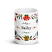 Bailey Exclusive Name Art Piece Home Office Work Coffee Mug Mexican Spanish Pride Gift Cup One-Of-A-Kind Calligraphy White Glossy Mug | B16 Mexicada