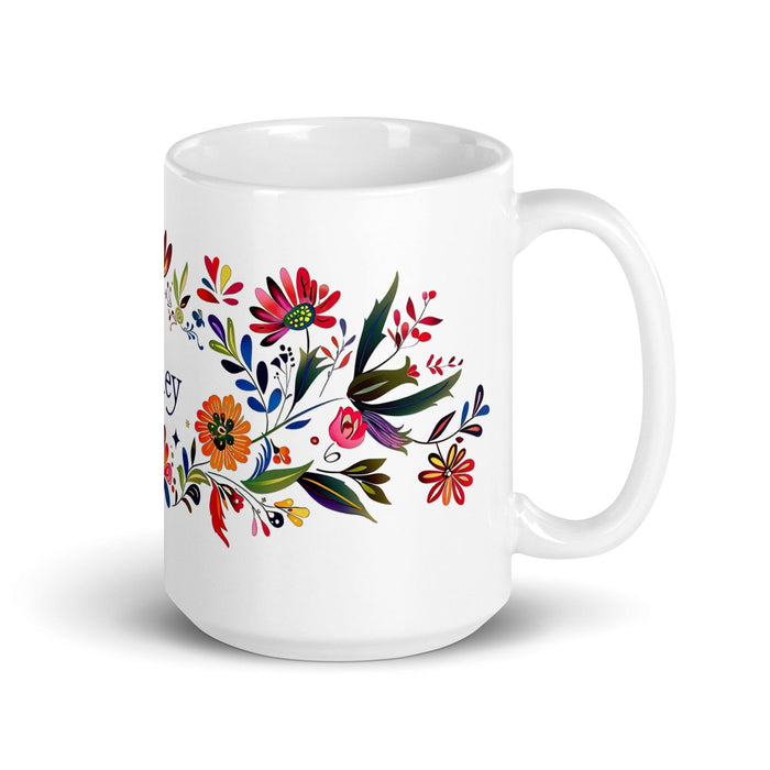 Bailey Exclusive Name Art Piece Home Office Work Coffee Mug Mexican Spanish Pride Gift Cup One-Of-A-Kind Calligraphy White Glossy Mug | B18 Mexicada 15 oz