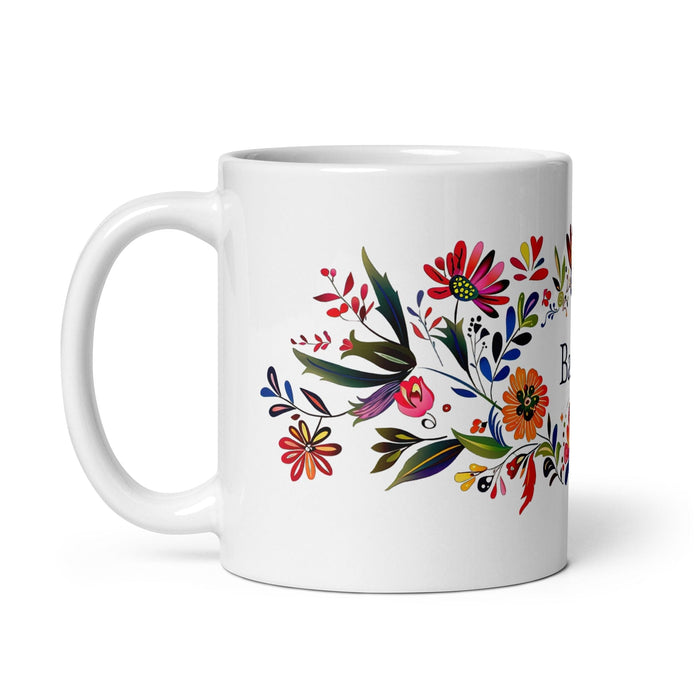 Bailey Exclusive Name Art Piece Home Office Work Coffee Mug Mexican Spanish Pride Gift Cup One-Of-A-Kind Calligraphy White Glossy Mug | B18 Mexicada