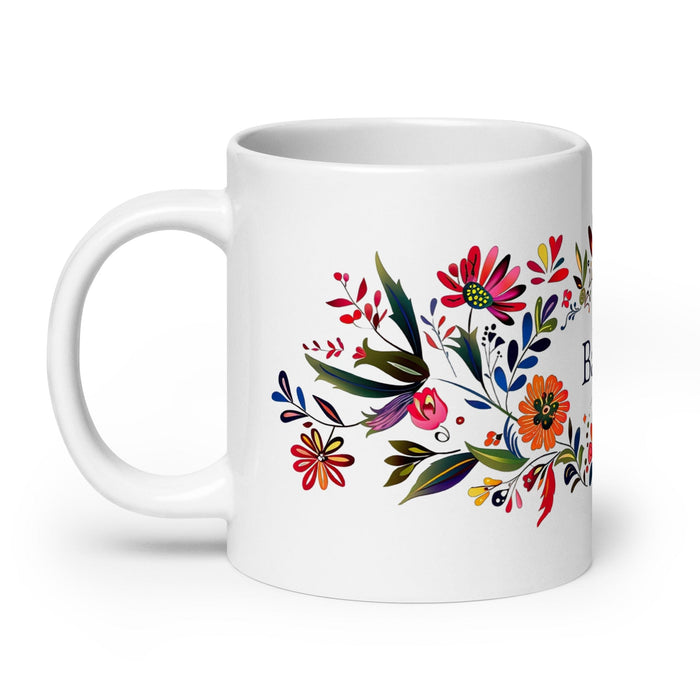 Bailey Exclusive Name Art Piece Home Office Work Coffee Mug Mexican Spanish Pride Gift Cup One-Of-A-Kind Calligraphy White Glossy Mug | B18 Mexicada