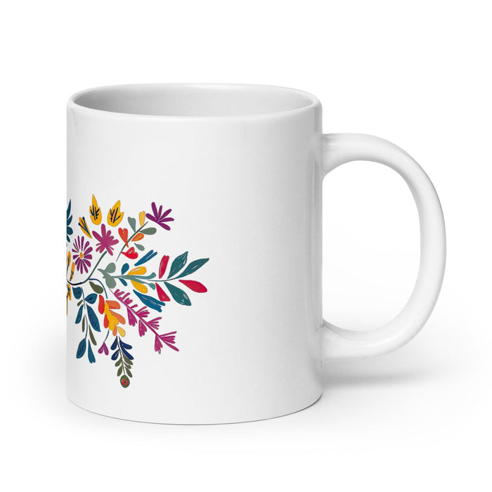 Bailey Exclusive Name Art Piece Home Office Work Coffee Mug Mexican Spanish Pride Gift Cup One-Of-A-Kind Calligraphy White Glossy Mug | B2 Mexicada 20 oz