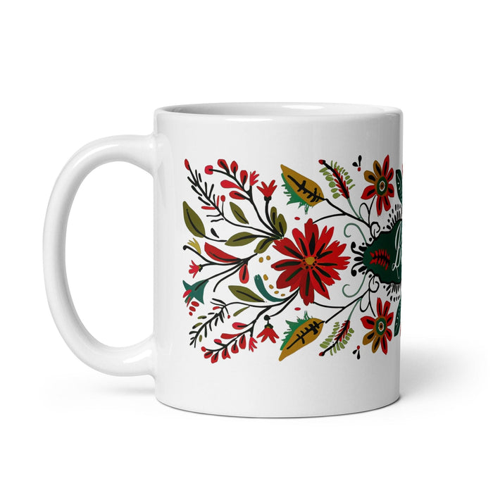 Bailey Exclusive Name Art Piece Home Office Work Coffee Mug Mexican Spanish Pride Gift Cup One-Of-A-Kind Calligraphy White Glossy Mug | B20 Mexicada