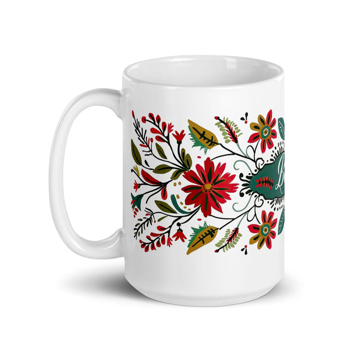 Bailey Exclusive Name Art Piece Home Office Work Coffee Mug Mexican Spanish Pride Gift Cup One-Of-A-Kind Calligraphy White Glossy Mug | B20 Mexicada