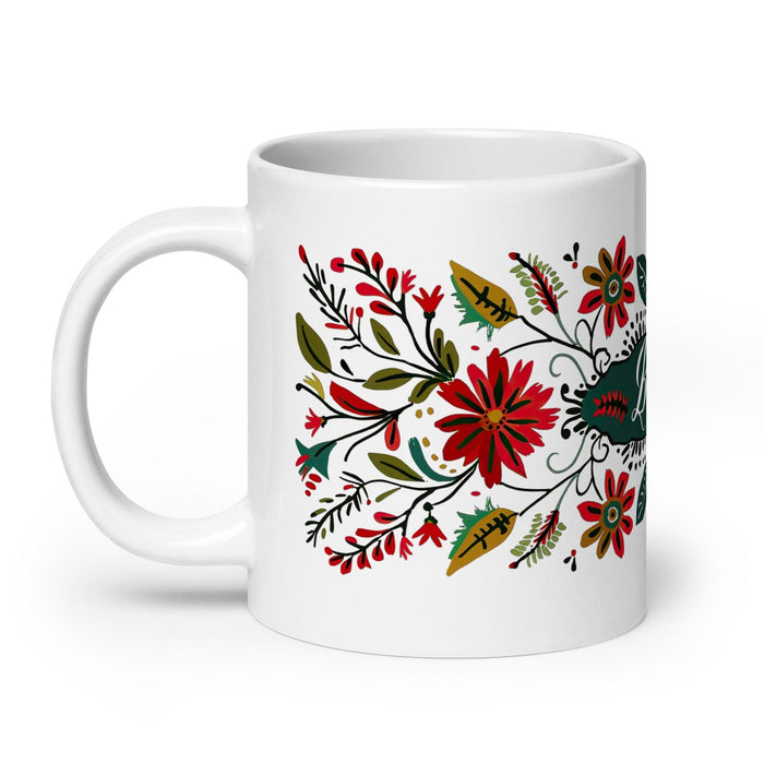 Bailey Exclusive Name Art Piece Home Office Work Coffee Mug Mexican Spanish Pride Gift Cup One-Of-A-Kind Calligraphy White Glossy Mug | B20 Mexicada