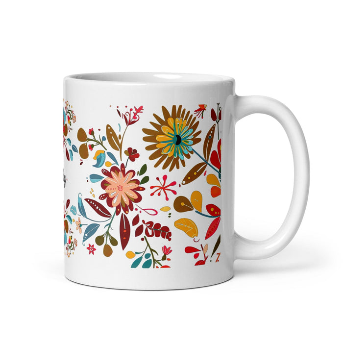 Bailey Exclusive Name Art Piece Home Office Work Coffee Mug Mexican Spanish Pride Gift Cup One-Of-A-Kind Calligraphy White Glossy Mug | B23 Mexicada 11 oz