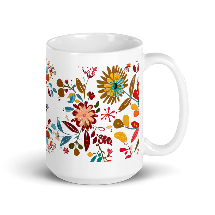 Bailey Exclusive Name Art Piece Home Office Work Coffee Mug Mexican Spanish Pride Gift Cup One-Of-A-Kind Calligraphy White Glossy Mug | B23 Mexicada 15 oz