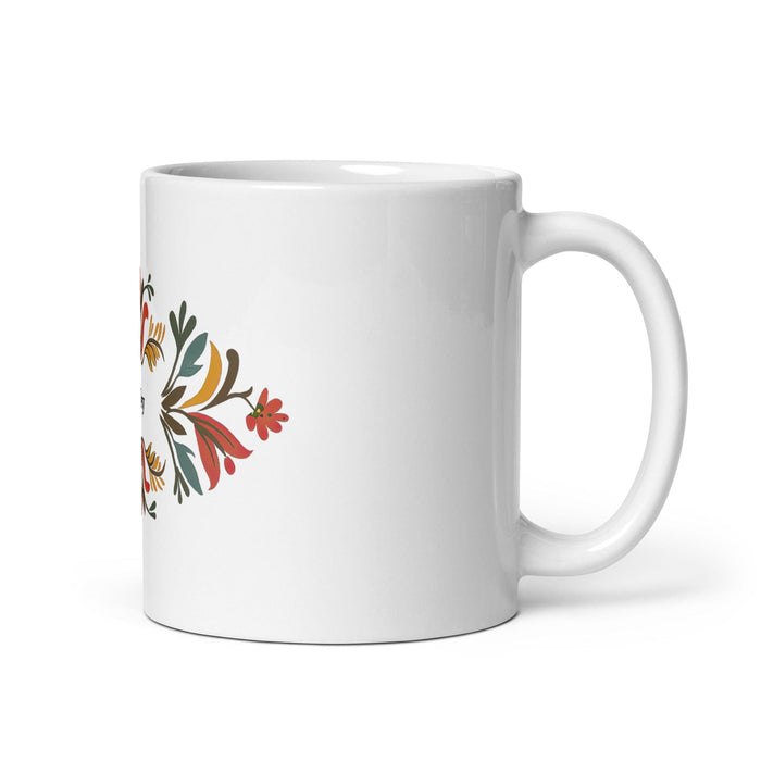 Bailey Exclusive Name Art Piece Home Office Work Coffee Mug Mexican Spanish Pride Gift Cup One-Of-A-Kind Calligraphy White Glossy Mug | B4 Mexicada 11 oz