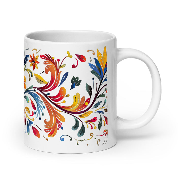 Bailey Exclusive Name Art Piece Home Office Work Coffee Mug Mexican Spanish Pride Gift Cup One-Of-A-Kind Calligraphy White Glossy Mug | B5 Mexicada 20 oz