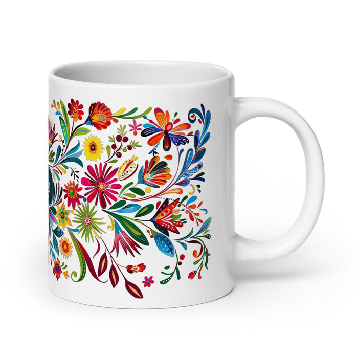 Bailey Exclusive Name Art Piece Home Office Work Coffee Mug Mexican Spanish Pride Gift Cup One-Of-A-Kind Calligraphy White Glossy Mug | B6 Mexicada 20 oz