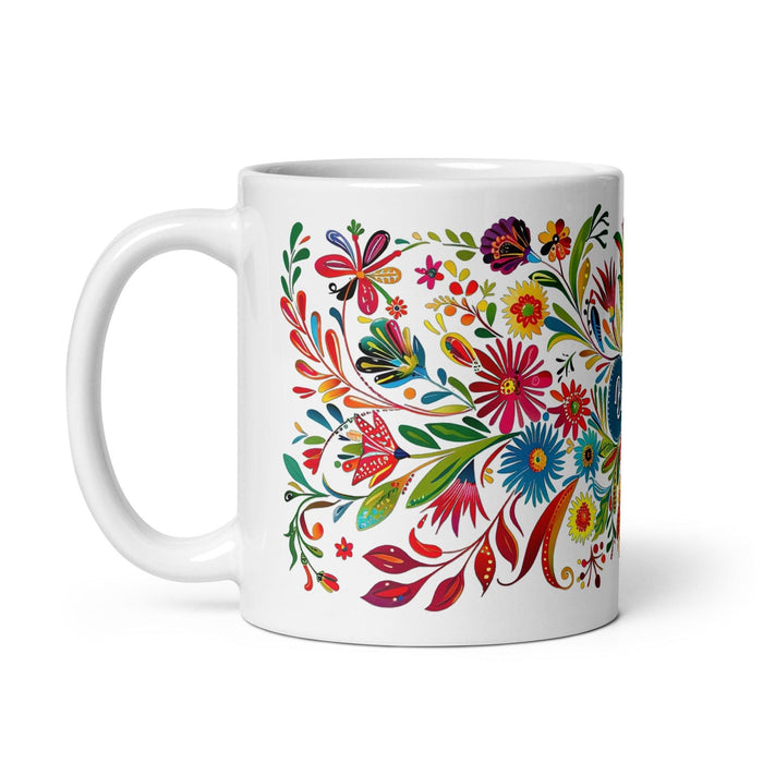 Bailey Exclusive Name Art Piece Home Office Work Coffee Mug Mexican Spanish Pride Gift Cup One-Of-A-Kind Calligraphy White Glossy Mug | B6 Mexicada