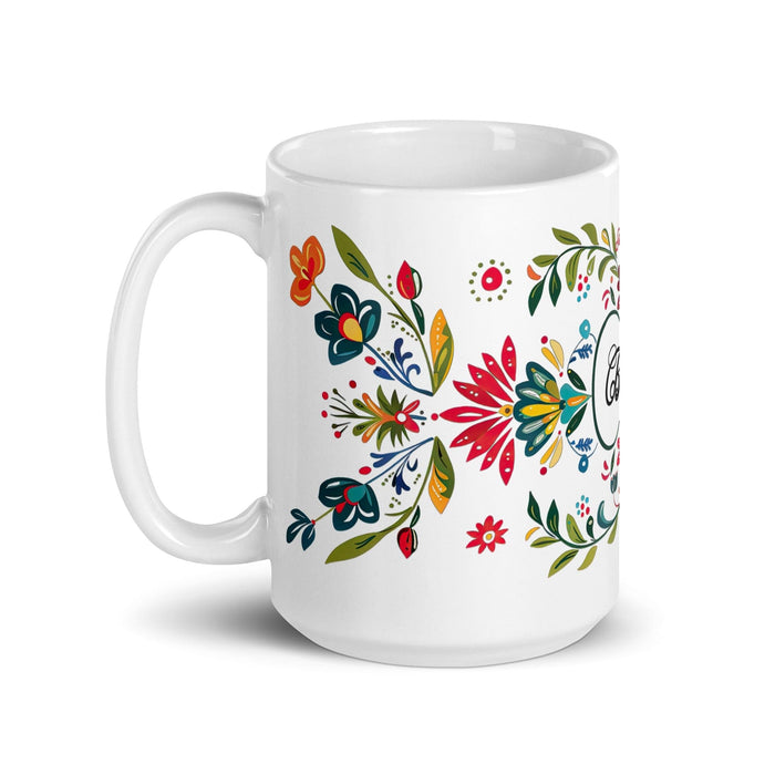 Bailey Exclusive Name Art Piece Home Office Work Coffee Mug Mexican Spanish Pride Gift Cup One-Of-A-Kind Calligraphy White Glossy Mug | B9 Mexicada