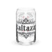 Baltazar Exclusive Name Art Piece Can-Shaped Glass Home Office Work Mexican Spanish Pride Gift Cup One-Of-A-Kind Calligraphy Glass | B5 Mexicada 16 oz