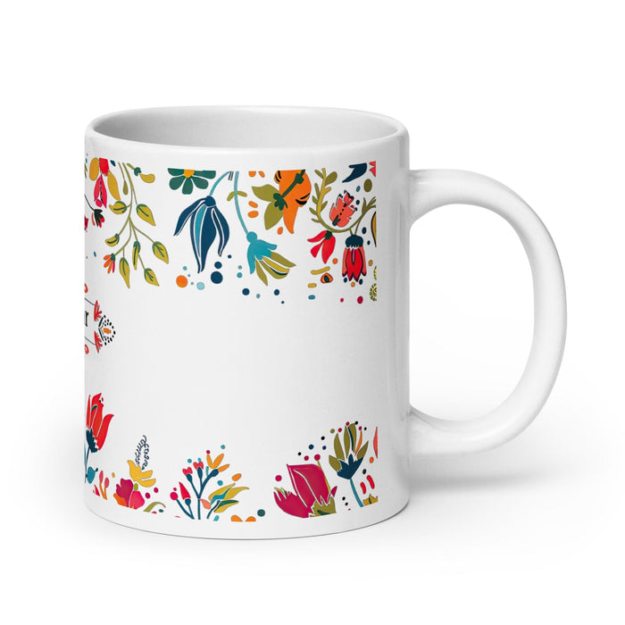 Baltazar Exclusive Name Art Piece Home Office Work Coffee Mug Mexican Spanish Pride Gift Cup One-Of-A-Kind Calligraphy White Glossy Mug | B1 Mexicada 20 oz