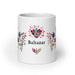 Baltazar Exclusive Name Art Piece Home Office Work Coffee Mug Mexican Spanish Pride Gift Cup One-Of-A-Kind Calligraphy White Glossy Mug | B12 Mexicada