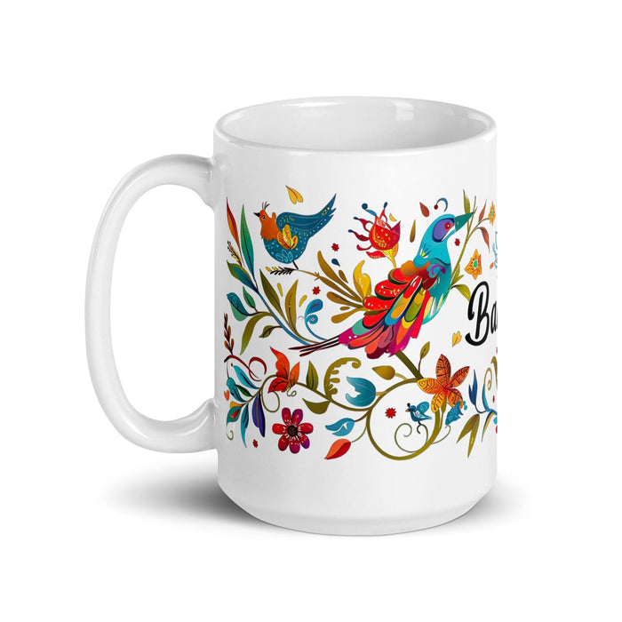 Baltazar Exclusive Name Art Piece Home Office Work Coffee Mug Mexican Spanish Pride Gift Cup One-Of-A-Kind Calligraphy White Glossy Mug | B14 Mexicada