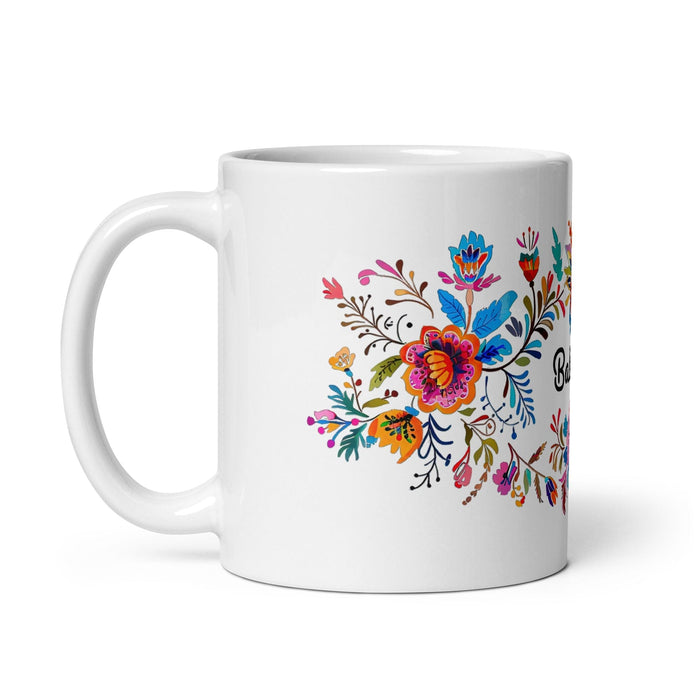 Baltazar Exclusive Name Art Piece Home Office Work Coffee Mug Mexican Spanish Pride Gift Cup One-Of-A-Kind Calligraphy White Glossy Mug | B2 Mexicada