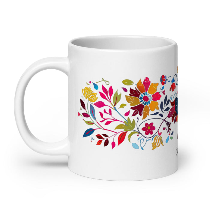 Baltazar Exclusive Name Art Piece Home Office Work Coffee Mug Mexican Spanish Pride Gift Cup One-Of-A-Kind Calligraphy White Glossy Mug | B22 Mexicada