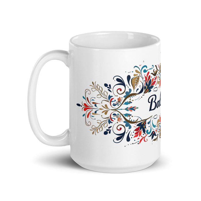 Baltazar Exclusive Name Art Piece Home Office Work Coffee Mug Mexican Spanish Pride Gift Cup One-Of-A-Kind Calligraphy White Glossy Mug | B24 Mexicada