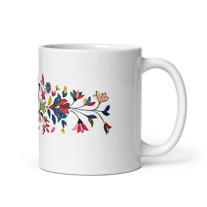 Baltazar Exclusive Name Art Piece Home Office Work Coffee Mug Mexican Spanish Pride Gift Cup One-Of-A-Kind Calligraphy White Glossy Mug | B25 Mexicada 11 oz