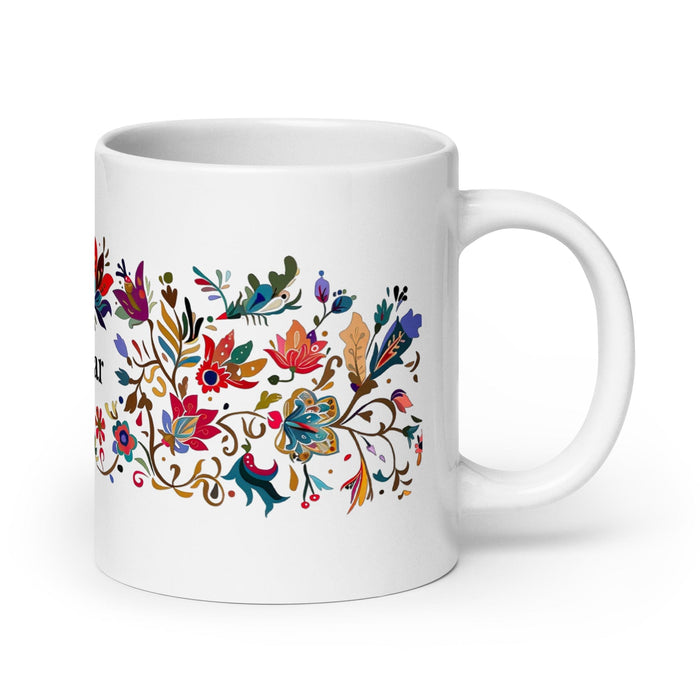 Baltazar Exclusive Name Art Piece Home Office Work Coffee Mug Mexican Spanish Pride Gift Cup One - Of - A - Kind Calligraphy White Glossy Mug | B28 - Mexicada