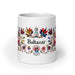 Baltazar Exclusive Name Art Piece Home Office Work Coffee Mug Mexican Spanish Pride Gift Cup One-Of-A-Kind Calligraphy White Glossy Mug | B28 Mexicada