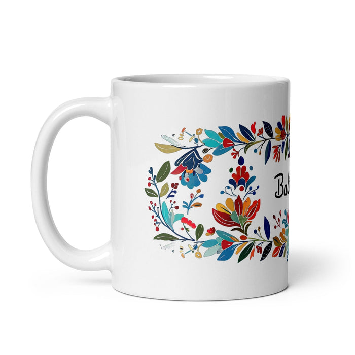 Baltazar Exclusive Name Art Piece Home Office Work Coffee Mug Mexican Spanish Pride Gift Cup One-Of-A-Kind Calligraphy White Glossy Mug | B3 Mexicada