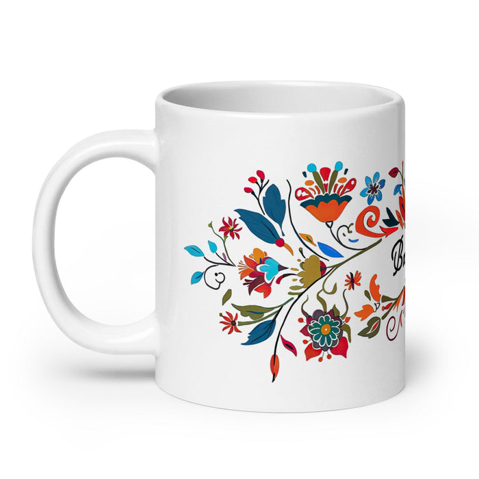 Baltazar Exclusive Name Art Piece Home Office Work Coffee Mug Mexican Spanish Pride Gift Cup One-Of-A-Kind Calligraphy White Glossy Mug | B33 Mexicada