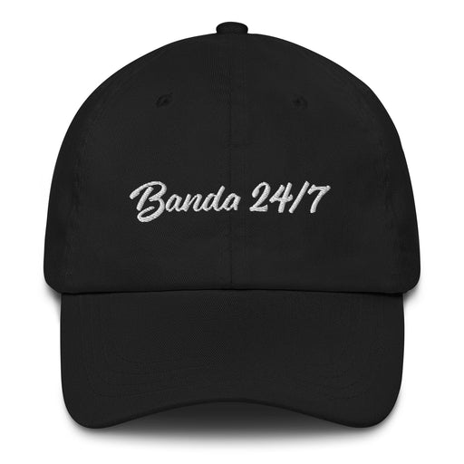 Banda 24/7 Embroidered Dad Hat | Band, Music, Style, Everyday Wear, B5 Mexicada