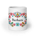 Bárbara Exclusive Name Art Piece Home Office Work Coffee Mug Mexican Spanish Pride Gift Cup One-Of-A-Kind Calligraphy White Glossy Mug | B1 Mexicada