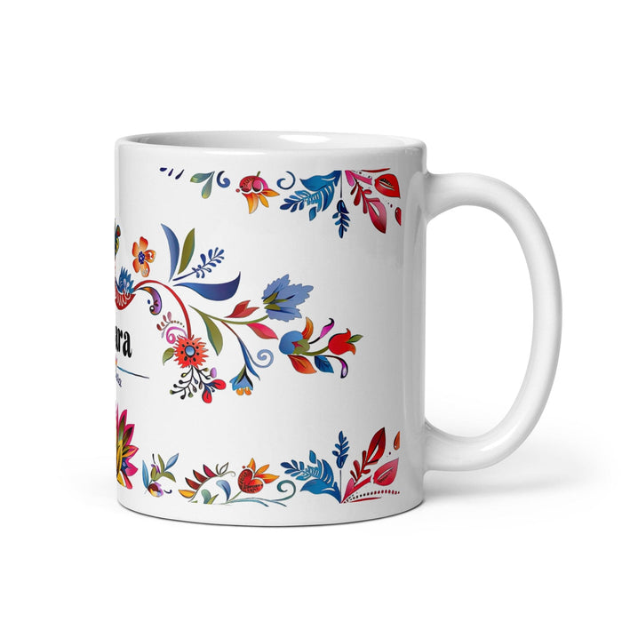 Bárbara Exclusive Name Art Piece Home Office Work Coffee Mug Mexican Spanish Pride Gift Cup One-Of-A-Kind Calligraphy White Glossy Mug | B12 Mexicada 11 oz