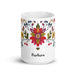 Bárbara Exclusive Name Art Piece Home Office Work Coffee Mug Mexican Spanish Pride Gift Cup One-Of-A-Kind Calligraphy White Glossy Mug | B13 Mexicada