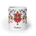 Bárbara Exclusive Name Art Piece Home Office Work Coffee Mug Mexican Spanish Pride Gift Cup One-Of-A-Kind Calligraphy White Glossy Mug | B13 Mexicada