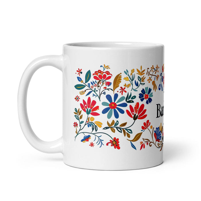 Bárbara Exclusive Name Art Piece Home Office Work Coffee Mug Mexican Spanish Pride Gift Cup One-Of-A-Kind Calligraphy White Glossy Mug | B19 Mexicada