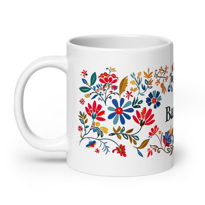 Bárbara Exclusive Name Art Piece Home Office Work Coffee Mug Mexican Spanish Pride Gift Cup One-Of-A-Kind Calligraphy White Glossy Mug | B19 Mexicada