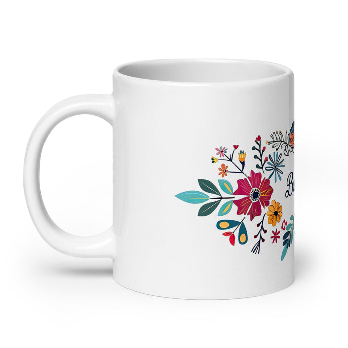 Bárbara Exclusive Name Art Piece Home Office Work Coffee Mug Mexican Spanish Pride Gift Cup One-Of-A-Kind Calligraphy White Glossy Mug | B5 Mexicada