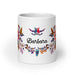 Bárbara Exclusive Name Art Piece Home Office Work Coffee Mug Mexican Spanish Pride Gift Cup One-Of-A-Kind Calligraphy White Glossy Mug | B8 Mexicada