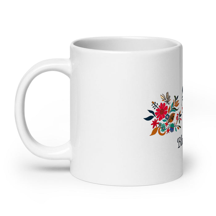 Bárbara Exclusive Name Art Piece Home Office Work Coffee Mug Mexican Spanish Pride Gift Cup One-Of-A-Kind Calligraphy White Glossy Mug | B9 Mexicada