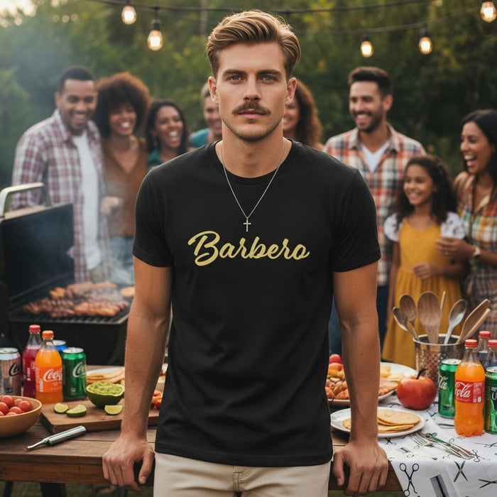 Barbero Men & Women's T-Shirt | Barber, Style, Shave, Grooming, Profession | B5 Mexicada
