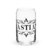 Bastian Exclusive Name Art Piece Can-Shaped Glass Home Office Work Mexican Spanish Pride Gift Cup One-Of-A-Kind Calligraphy Glass | B27 Mexicada 16 oz (No Lid No Straw)